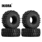 INJORA 1.0" 58*24mm S5 All Terrain Super Soft Sticky Tires for 1/18 1/24 RC Crawlers (4) - HeliDirect