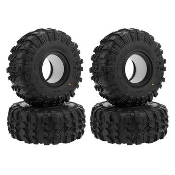 MEUS Racing 1.9 Inch MS6 Super Soft & Sticky Rubber Tires for 1/10 SCX10 Capra 1.9 UTB TRX4 Redcat Gen8