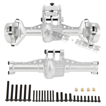 MEUS RACING Aluminum Front Rear Axle Housing for 1/18 TRX4M TRX-4M Bronco Defender RC Crawler Upgrade Parts - SILVER - HeliDirect