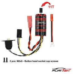 FURITEK UNITY PRO 3500kv 2-in-1 Micro FOC Brushless System for HobbyPlus CR-18P EVO-PRO