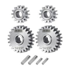 INJORA Stainless Steel Portal 14/23T Gears (As Stock) Set for 1/18 Redcat Ascent-18