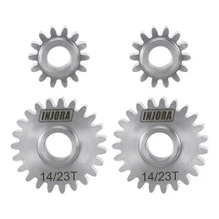 INJORA Stainless Steel Portal 14/23T Gears (As Stock) Set for 1/18 Redcat Ascent-18