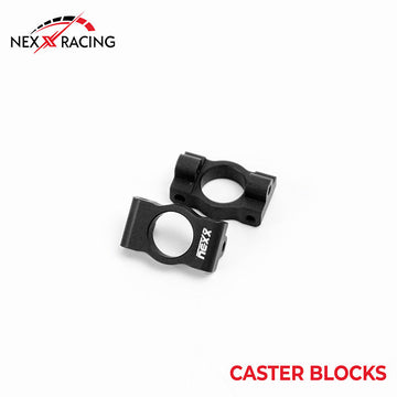 Nexx Racing Aluminum Caster Blocks Micro-B - BLACK