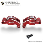 TREAL Aluminum 7075 Rear Hubs Carrier Set CNC Machined Upgrades for Arrma 1/18 GRANITE GROM - RED
