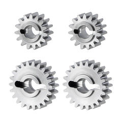 INJORA Stainless Steel Portal 15/22T Gears (Overdrive 12%) Set for 1/18 Redcat Ascent-18
