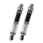 INJORA 59mm Long Threaded Oil Filled Shocks for 1/18 TRX4M (2pcs) - GREY - HeliDirect