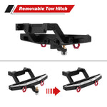 INJORA CNC Aluminum Front Rear Bumper for 1/18 TRX4M Defender - HeliDirect