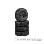 JConcepts Tusk - 24th Scale Pre-Mounts Wheels & Tires (Hazard Wheel)