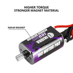 INJORA 180 PRO Brushed 48T Purple Motor with Steel Pinion for 1/18 TRX4M (INM11) - HeliDirect