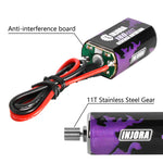INJORA 180 PRO Brushed 48T Purple Motor with Steel Pinion for 1/18 TRX4M (INM11) - HeliDirect
