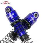 Nexx Racing 59mm Long Oil Shocks (4pcs) for 1/18 RC Crawler Redcat Ascent18 - BLUE