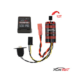 FURITEK UNITY PRO 3500kv 2-in-1 Micro FOC Brushless System with RX for REDCAT ASCENT-18