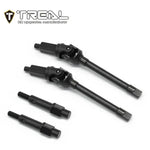 TREAL Steel Front CVD Shafts (2pcs) for SCX24 Front Portal Axles - HeliDirect