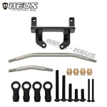 Meus Racing Aluminum Transverse Servo Mount Refit Upgrade Parts Stainless Steel Steering Links Set for 1/18 RC Crawler Car TRX-4M TRX4M Bronco Defender Not for Stock Frame - HeliDirect