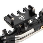 MEUS Racing SCX24 Metal V2 Isokinetic Front Rear Axles +5MM Isokinetic 3-Section CVD With 52° Steering Angle for 1/24 SCX24