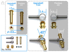 DriftART Dual Rate Suspension Fish-Eye Shock Parts For DA4