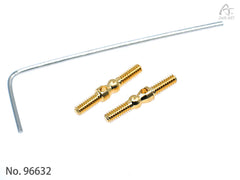 Drift Art Middle Turnbuckle with Ball 2pcs - HeliDirect