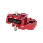 MEUS Racing RC Crawler Aluminum Transmission Gearbox, Assembled Transmission Case Complete Gearbox Upgrade Parts for 1/24 Axial SCX24 Deadbolt 90081 C10 Wrangler (Red) - HeliDirect