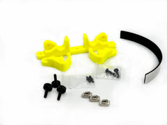 XGuard One-Size-Fits-All Skid Clamp System Double clamp with extrussion rail mounting hardware - HeliDirect