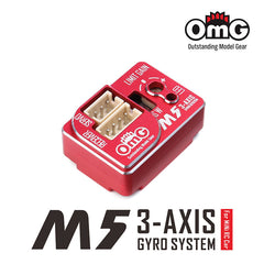 OMG-GYRO-M5 3-AXIS Gyro for 1/27th,1/28th RC Car, MINI-Z & MINI-Q - Red