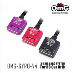 OMG V4 3-AXIS Gyro for Drift car and Touring Drift F1 - Purple
