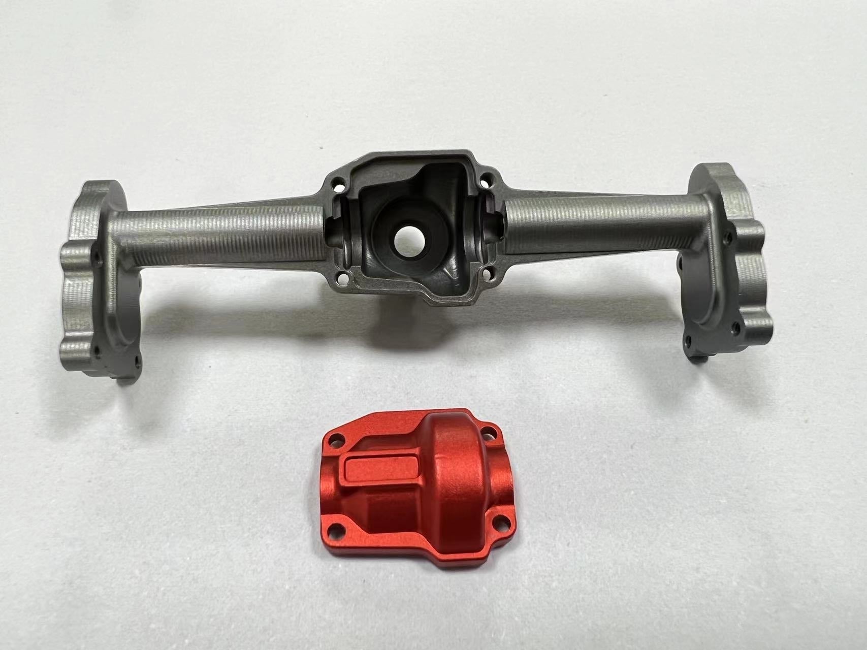 HobbyPlus CR-18P Machine Aluminum Rear Axle - HeliDirect