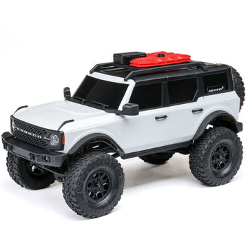 Axial 1/24 SCX24 Ford Bronco 4X4 RTR Brushed Rock Crawler (Battery & Charger Included) - White