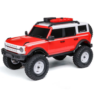 Axial 1/24 SCX24 Ford Bronco 4X4 RTR Brushed Rock Crawler (Battery & Charger Included) - Red
