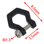 MEUS Racing Simulation U-shaped Metal Shackle Trailer Hook for SCX24 TRX4M - Model B Square - HeliDirect