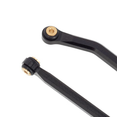 MEUS Racing CNC Aluminum High Clearance Chassis Links for 1/24 RC Crawler LWB 133.5mm Axial SCX24 AXI90081 Deadbolt AXI00004 B17 (Black) - HeliDirect