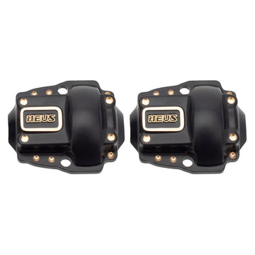 MEUS Racing Brass Front Rear Diff Covers for Redcat Ascent-18 1/18 RC Crawler Upgrades Parts
