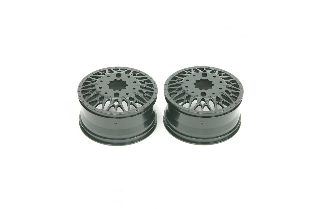 CD0608 KG1 Forged KD014 TRIDENT–D Wheels (FRONT, 40mm width, Black) 2 pcs - HeliDirect