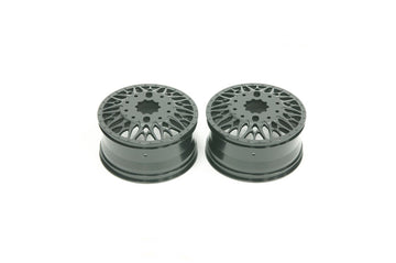 CD0608 KG1 Forged KD014 TRIDENT–D Wheels (FRONT, 40mm width, Black) 2 pcs - HeliDirect