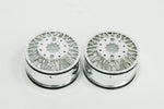 CD0641 KG1 Forged KD014 TRIDENT–D Wheels (FRONT, 40mm width, CHROME) 2 pcs - HeliDirect