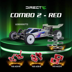 Losi 1/24 Micro-B 2WD Buggy RTR (Silver) With Nexx Racing Adjustable Turnbuckle Set, Caster Blocks, Spindles Micro-B & Rear Hub - Big Savings $22.53 Off