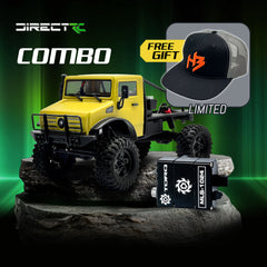 HobbyPlus CR-18P V3 Brushless T-Hunter (Matte Sand) With TORQ MLS-1024 Premium DIRECT-MOUNT Servo