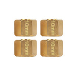 INJORA 12mm 4pcs Brass 10mm Wheel Hex Hub Extenders For 1/10 RC Crawlers 1/18 UTB18 - HeliDirect