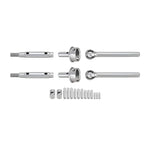INJORA Stainless Steel Portal Axle Front Shafts for 1/18 Redcat Ascent-18