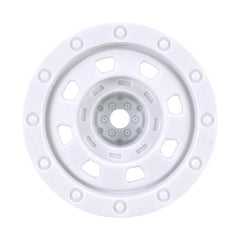 INJORA 1.3" Non-beadlock Wheels for 1/24 1/18 RC Crawlers - White