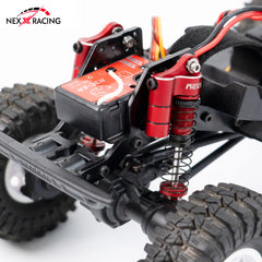 Nexx Racing 53mm Reservoir shocks (4pcs) for 1/18 RC Crawler Redcat Ascent18 - BLUE