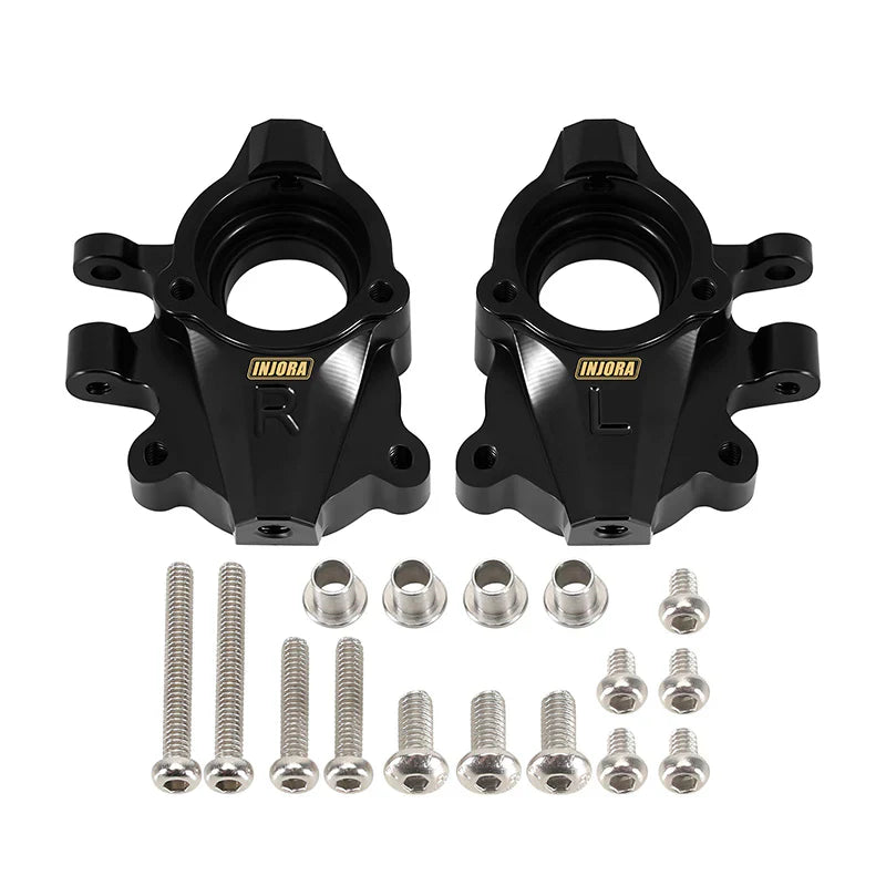 INJORA Brass Front Outer Portal Housings Steering Knuckles For 1/18 Redcat Ascent18 - HeliDirect