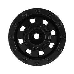 INJORA 1.3" Non-beadlock Wheels for 1/24 1/18 RC Crawlers - Black