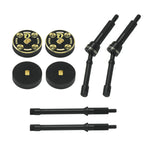 1144 Steel Hardening +4mm CVD with Brass +4mm Weight 4pcs/set for SCX30 Cars Upgrade Parts (8pcs/set)