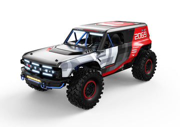 MJX Hyper Go H8PDC 1:8 RC Car Licensed Ford Bronco R Baja 1000 (Battery & Charger Included)