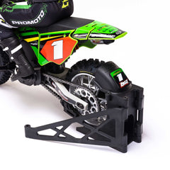 Losi 1/4 Promoto-MX Motorcycle RTR with Battery and Charger, Pro Circuit - GREEN - HeliDirect