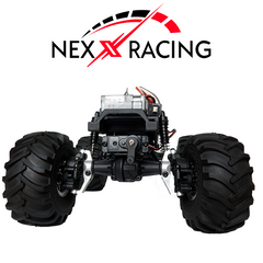 Nexx Racing Alu 7075 C-Hub Carrier For FMS Max Smasher & Power Wagon 1/24 (Silver) - HeliDirect