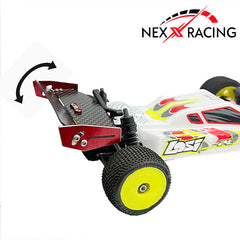 Nexx Racing Carbon Fiber Rear Wing Spoiler Upgrades Part for LOSI 1/24 Micro-B 2WD Buggy