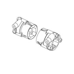 MJX HYPER GO Rear Axle Adapter For H8E & H8H