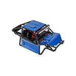 INJORA Nylon Rock Buggy Roll Cage Body Shell Chassis Kit For 1/24 SCX24 Chevrolet Jeep Wrangler Bronco - Blue - HeliDirect