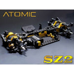 Atomic SZ2 Shaft Drive AWD Chassis Kit (No Elecrtronic) With AGFRC Aluminum Case 20T High Precision 3KG 0.052Sec MG 7g Micro Digital Servo